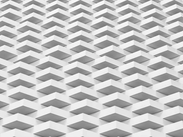 Abstract White Geometric Background Illustration — Stock Photo, Image