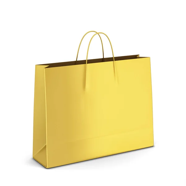 Blank Shopping Bag Mockup Illustration Isolated White Background — Stock Photo, Image