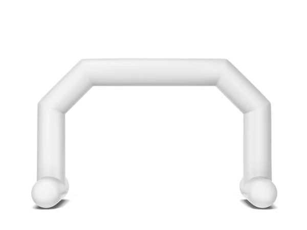 Arco Promozione Gonfiabile Modello Illustrazione Isolata Sfondo Bianco — Foto Stock