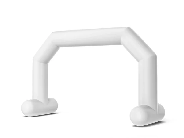 Arco Promozione Gonfiabile Modello Illustrazione Isolata Sfondo Bianco — Foto Stock