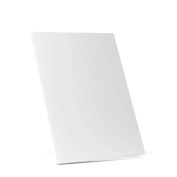 Blank Paper Folder Mockup Illustration Isolated White Background — Stock Photo, Image