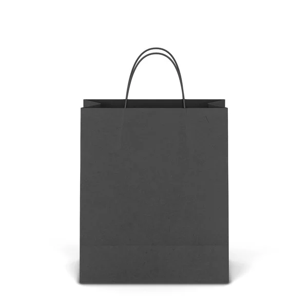 Blank Shopping Bag Mockup Illustration Isolated White Background — Stock Photo, Image