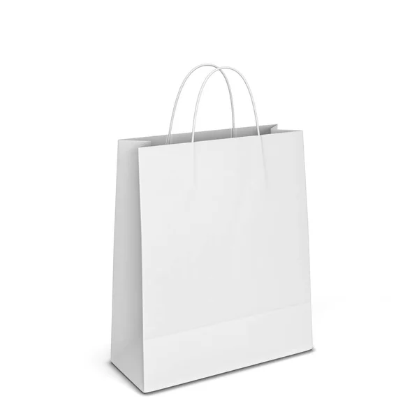 Blank Shopping Bag Mockup Illustration Isolated White Background — Stock Photo, Image