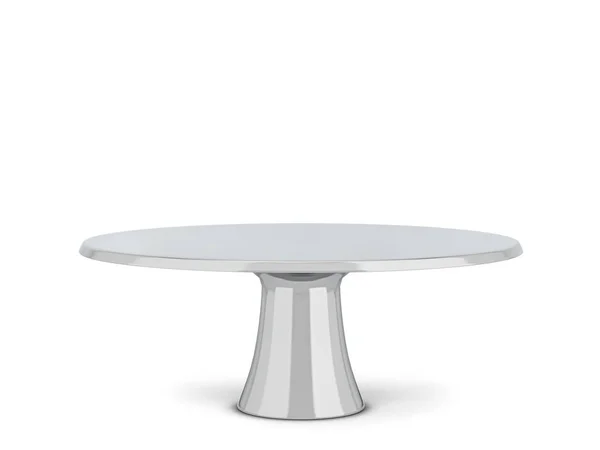 Moderne Cake Stand Illustratie Geïsoleerd Witte Achtergrond — Stockfoto