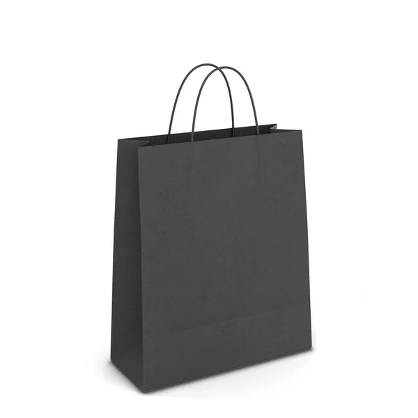 Blank Shopping Bag Mockup Illustration Isolated White Background — Stock Photo, Image