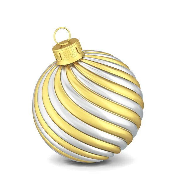 Christmas Ball Toy Illustration Isolated White Background — Stock Photo, Image