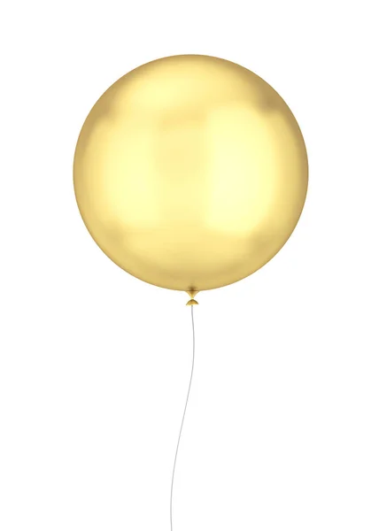 Ballon Rond Volant Illustration Isolée Sur Fond Blanc — Photo