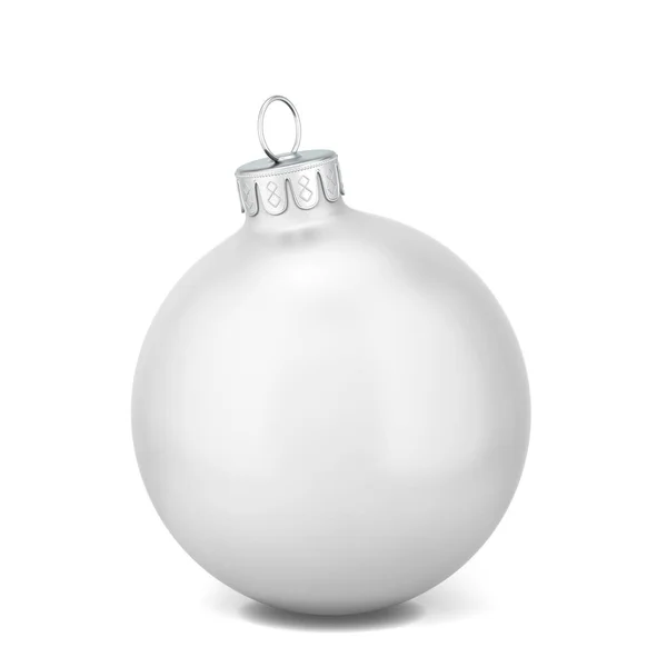 Giocattolo Palla Natale Illustrazione Isolata Sfondo Bianco — Foto Stock