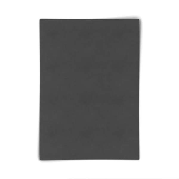 Prázdný List Papíru Ilustrace Izolované Bílém Pozadí — Stock fotografie
