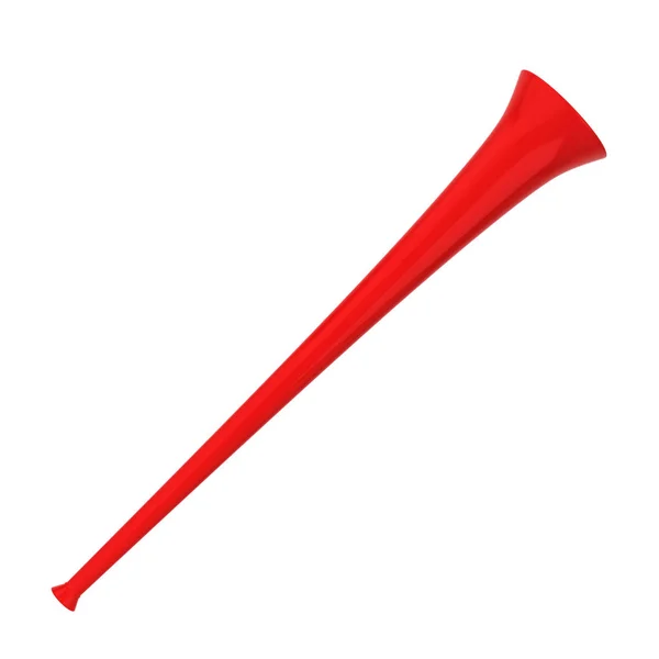 Ανεμιστήρας Vuvuzela Τρομπέτα Απεικόνιση Που Απομονώνονται Λευκό Φόντο — Φωτογραφία Αρχείου