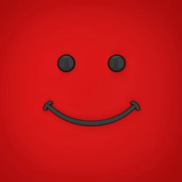 Smiley Face Emoji Illustration — ストック写真