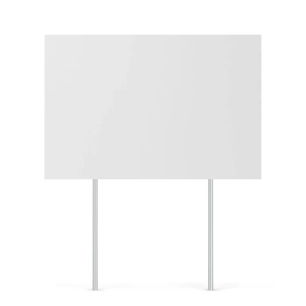 Blank yard sign — Stock Photo, Image