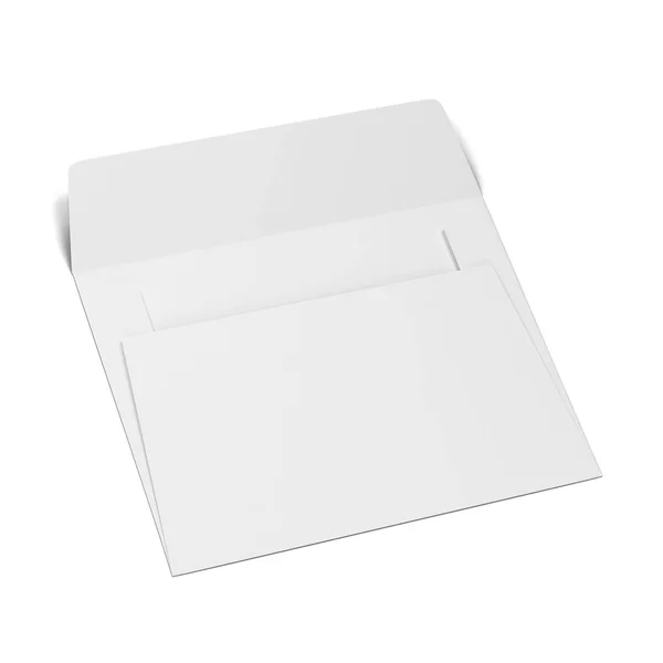 Blank paper envelope mockup — Stock Photo, Image