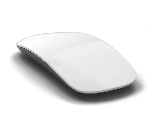 Maqueta de ratón de computadora moderna en blanco — Foto de Stock