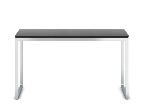 Minimalistische moderne tafel met metalen poten — Stockfoto