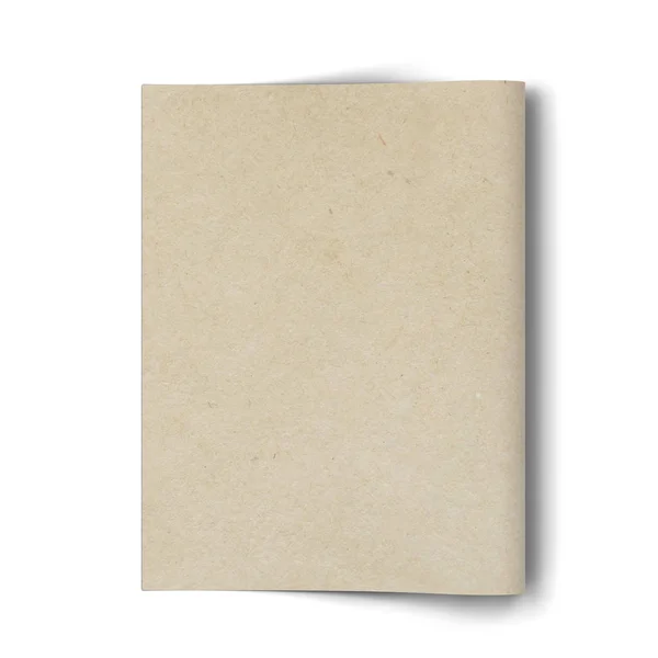 Papier canvas print blad mockup Rechtenvrije Stockfoto's