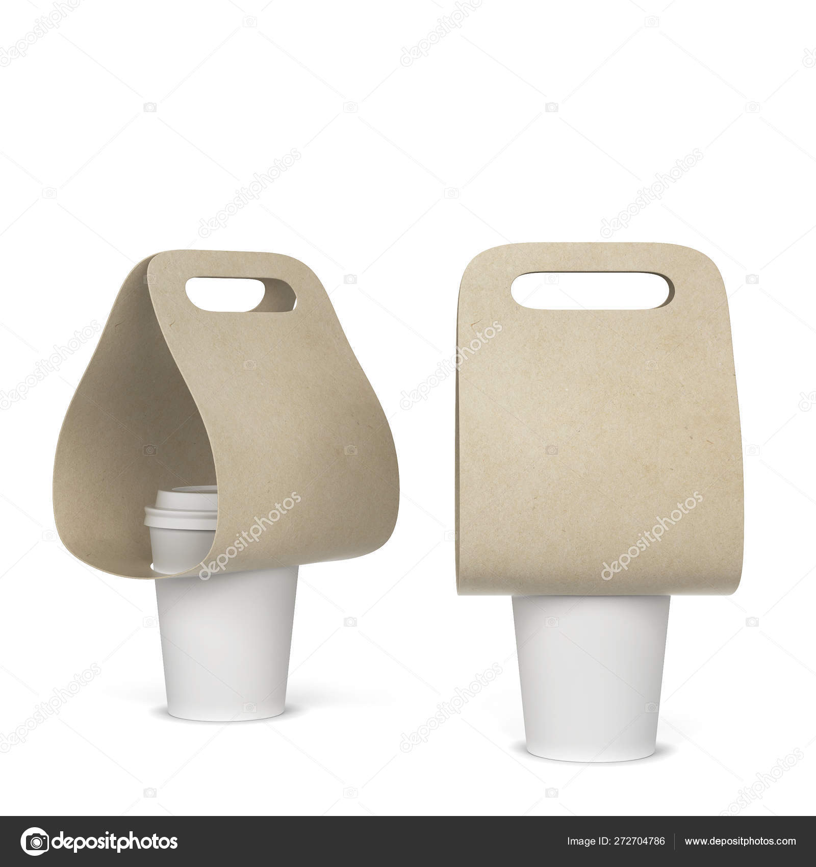 Download Coffee Cup Holders Mockup Stock Photo Image By C Montego 272704786