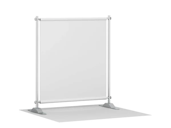 Mochila de banner de pano de fundo em branco — Fotografia de Stock