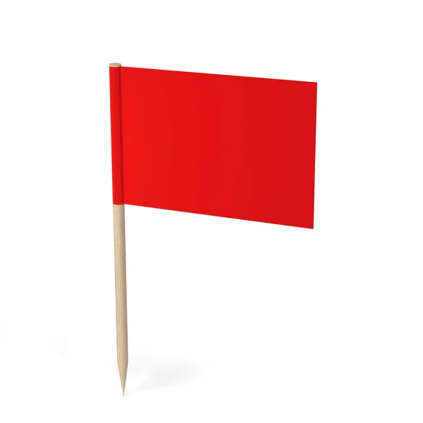 Üres fogpiszkáló zászló — Stock Fotó
