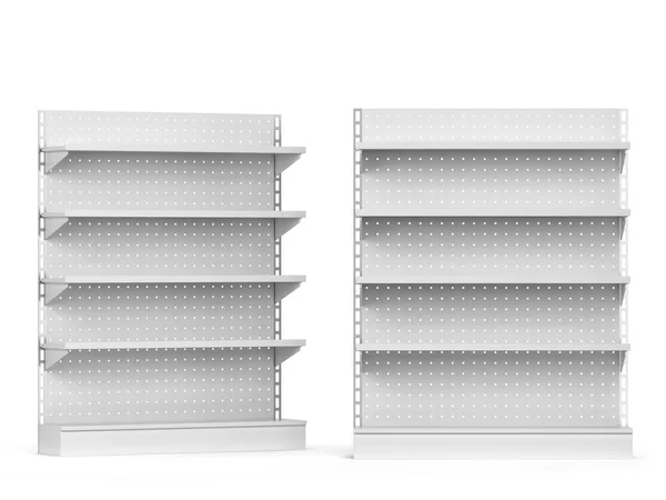 빈 시장 선반 모형 — 스톡 사진