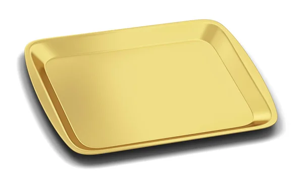 Blank plastic tray for food — Stock Photo, Image