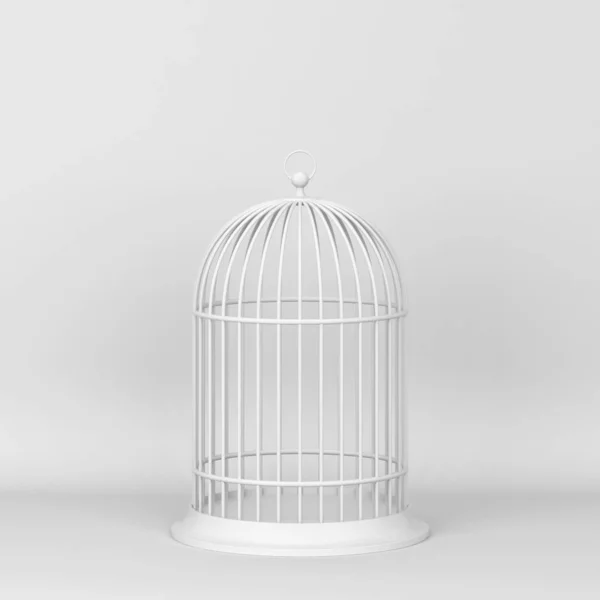 Jaula de aves decorativa cerrada — Foto de Stock