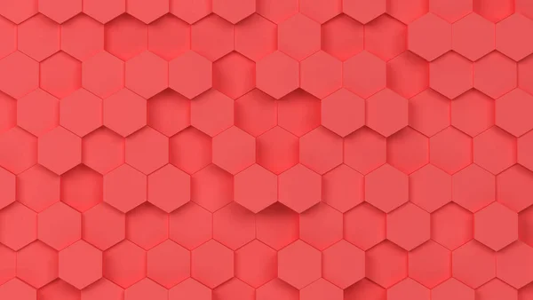 Abstrakt Hexagon Bakgrund Illustration — Stockfoto