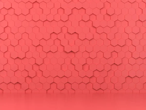 抽象六角形の背景 3Dイラスト — ストック写真