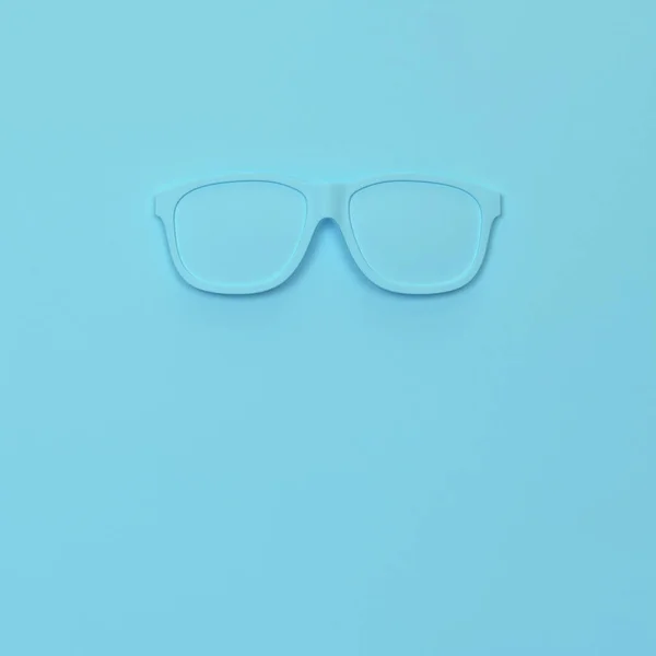 Trendige Sonnenbrille Illustration Minimales Konzept — Stockfoto