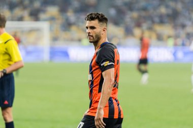 Kiev, Ukrayna - 03 Ağustos 2018 Moraes portre. Ukrayna Premier Ligi maç Dinamo Kiev Shakhtar Donetsk Dinamo Kiev Stadyumu'nda.