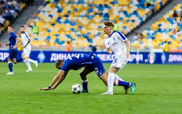 Kyjev Ukrajina Srpna 2018 Viktor Tsygankov Akci Během Ligy Mistrů — Stock fotografie