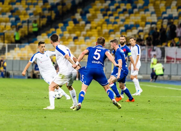 Kyiv Ukraine August 2018 Players Action Uefa Champions League Match — Stock Photo, Image