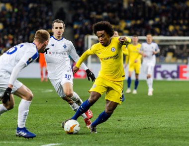 UEFA Avrupa Ligi Futbol Maç Dinamo Kiev Chelsea, Mart