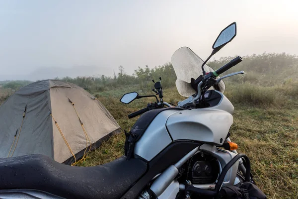 オートバイの旅行の背景 — ストック写真