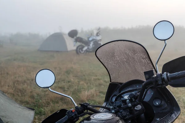 Motorfiets reizen achtergrond — Stockfoto
