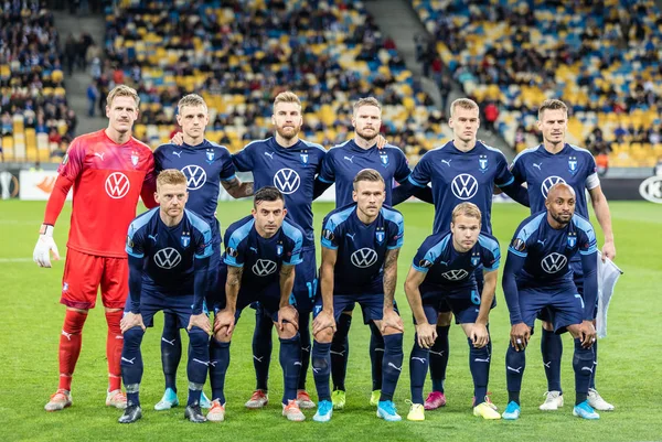 UEFA Europa League football match Dynamo Kyiv ��� Malmo, Septemb — Stock Photo, Image