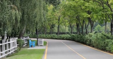 Hiçbir kişi ile kırsal park üzerinde Manzara görünümü.