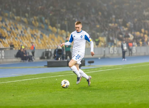 UEFA Europa League football match Dynamo Kyiv - Copenhagen — Stock Photo, Image