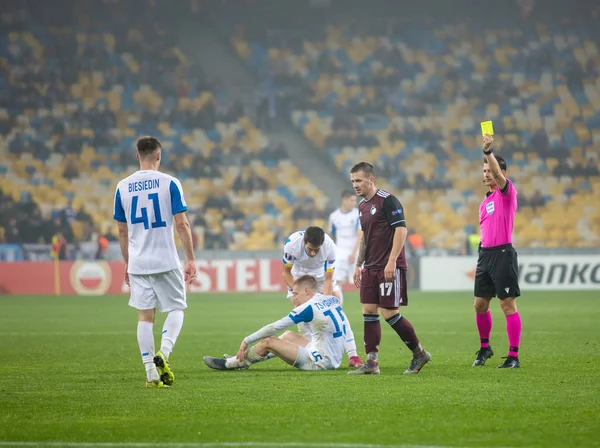 Uefa europa league fussballspiel dynamo kyiv - kopenhagen — Stockfoto