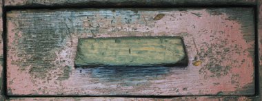 Ahşap çekmece doku, portre.