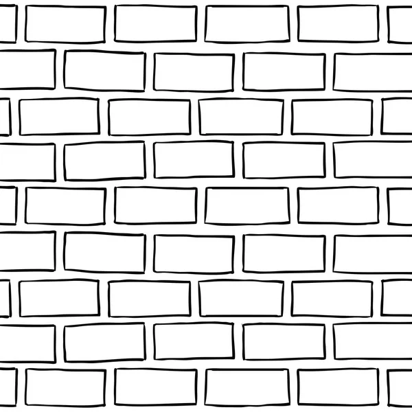 Brick Wall Background Vektorová Ilustrace — Stockový vektor