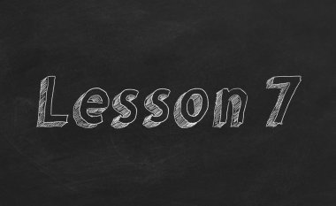 Ders 7