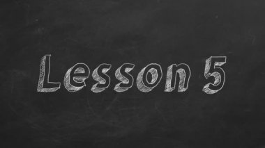 El çizimi ve animasyonlu metin 