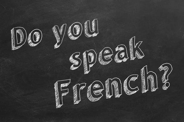 Do you speak French? — Stock Photo, Image