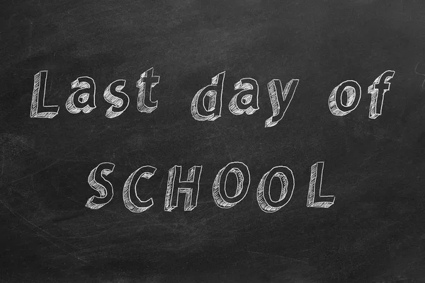 Last day of SCHOOL — Stock Photo, Image