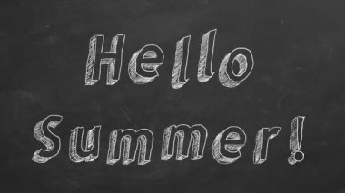 El çizimve animasyonlu metin 