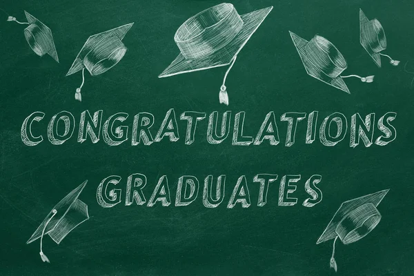 Felicitaciones graduados —  Fotos de Stock