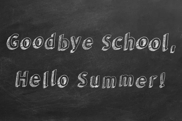 Adeus Escola, Olá Summer ! — Fotografia de Stock