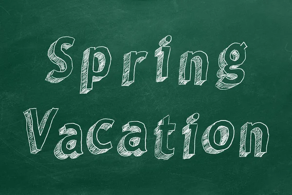 Voorjaar vakantie — Stockfoto
