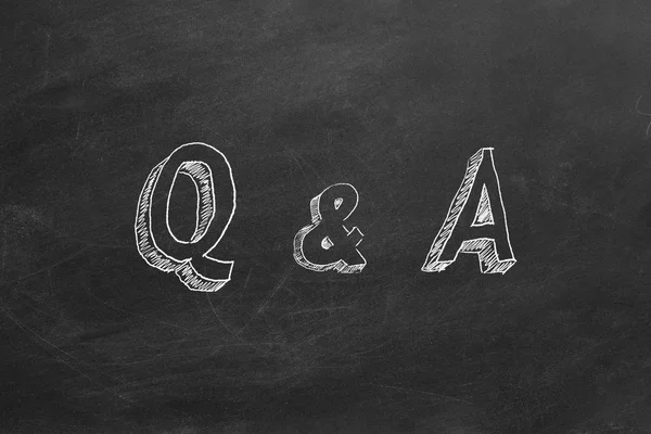 Q & A — Stock fotografie